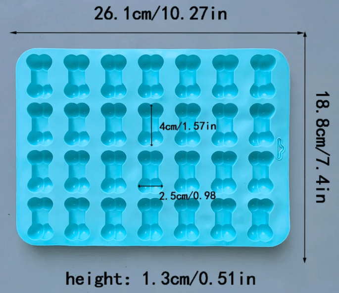 Silicone Treat Mould – 28x Dog Bones for DIY Pet TreatsDog TreatsBravo Pets