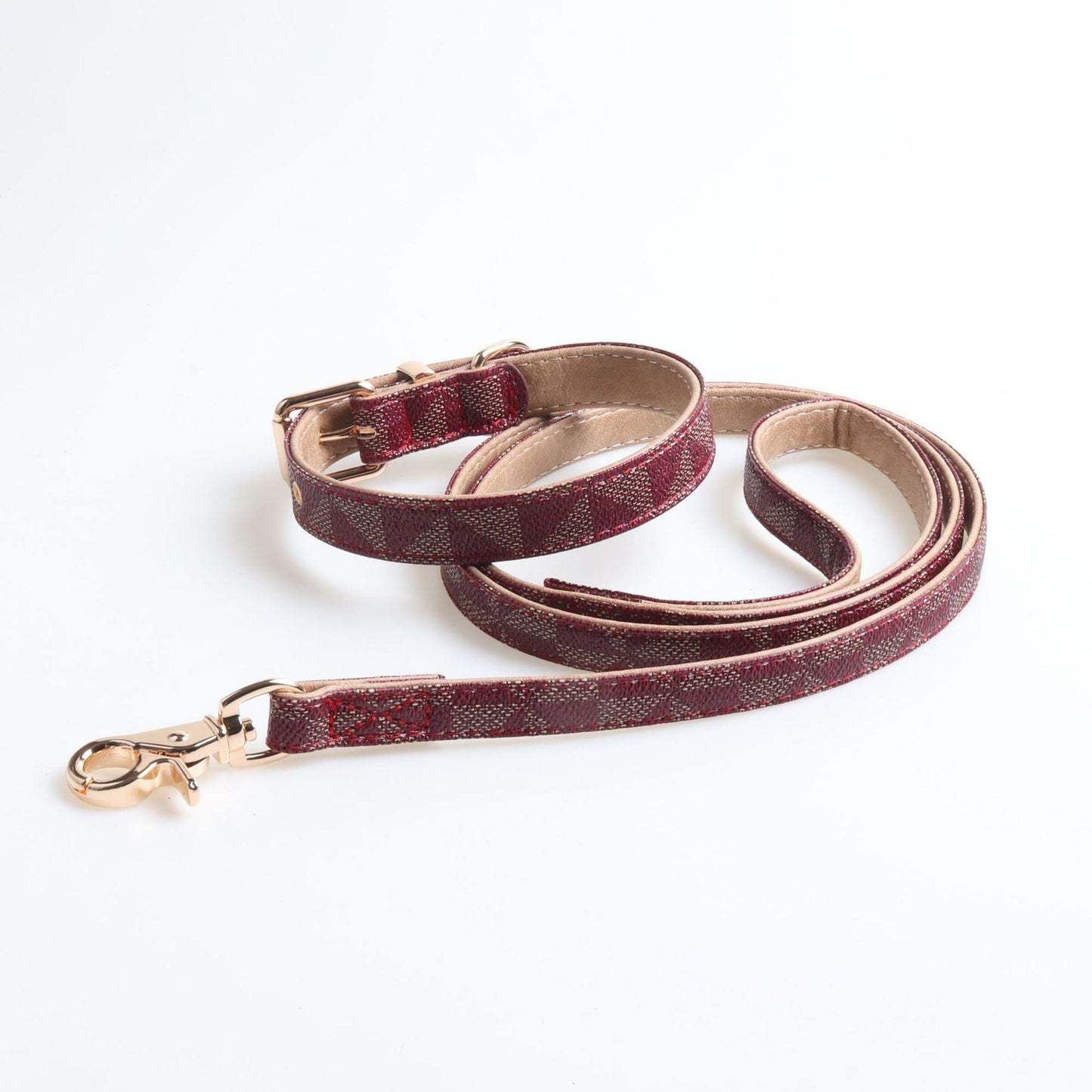 Elegant PU Leather Dog Collar – Adjustable & Fashionable Pet CollarDog CollarBravo Pets