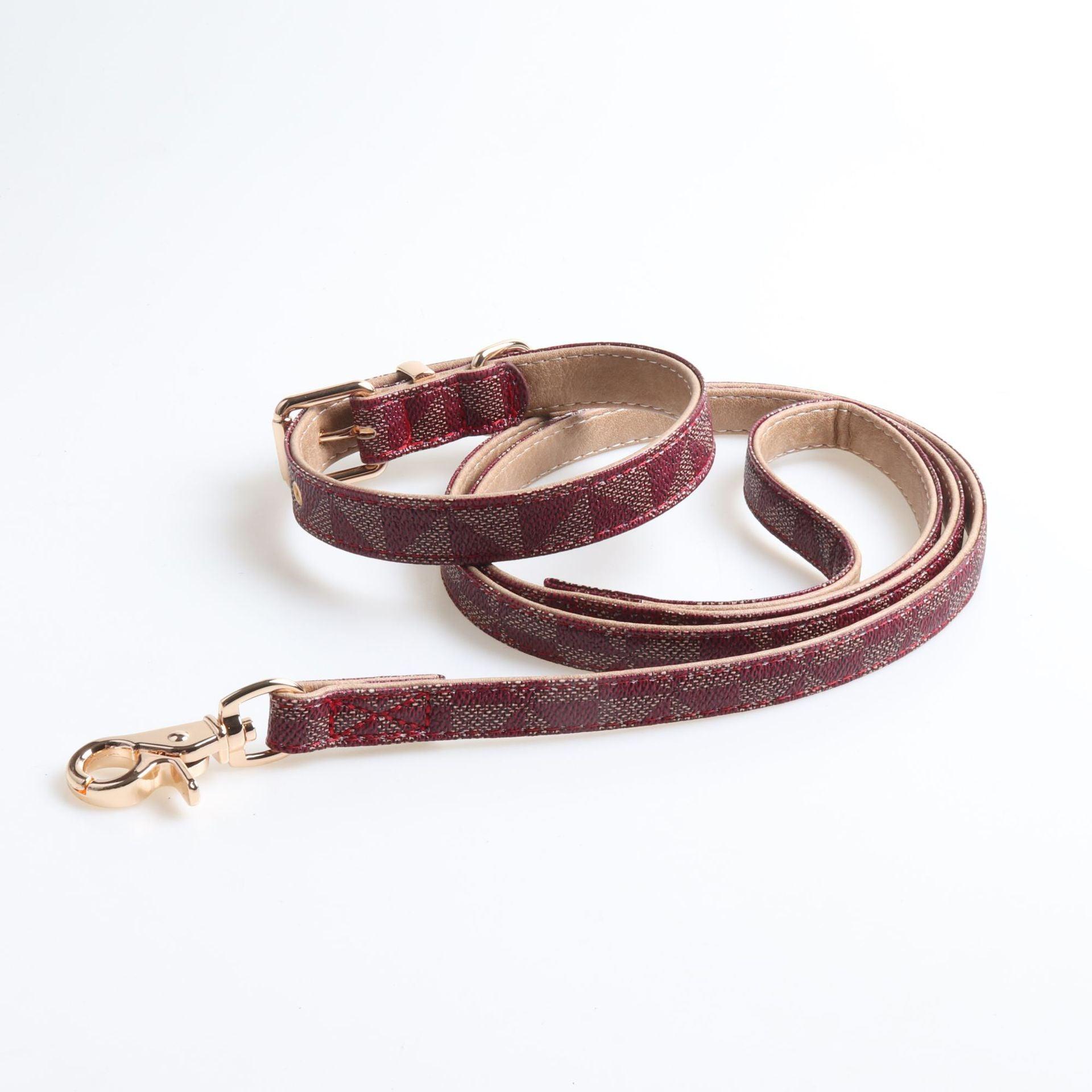 Elegant PU Leather Dog Collar – Adjustable & Fashionable Pet CollarDog CollarBravo Pets