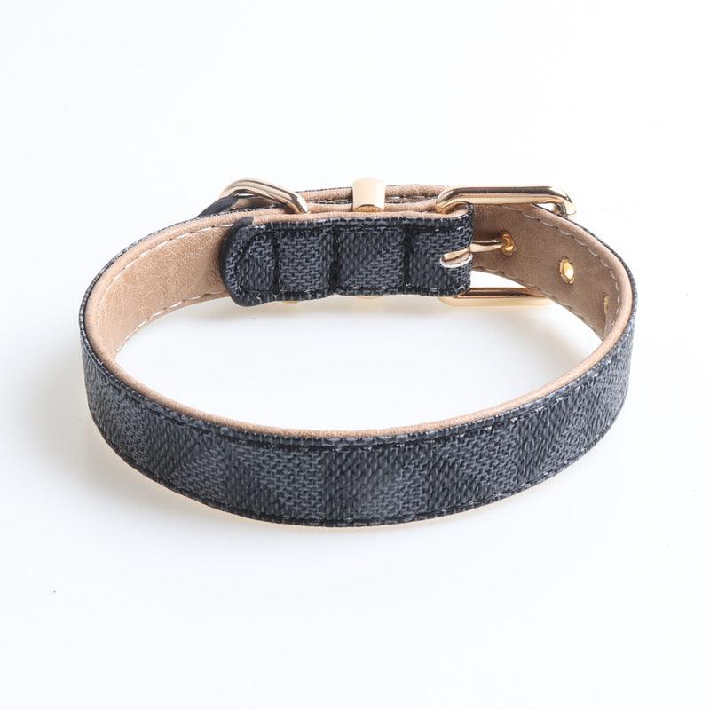 Elegant PU Leather Dog Collar – Adjustable & Fashionable Pet CollarDog CollarBravo Pets