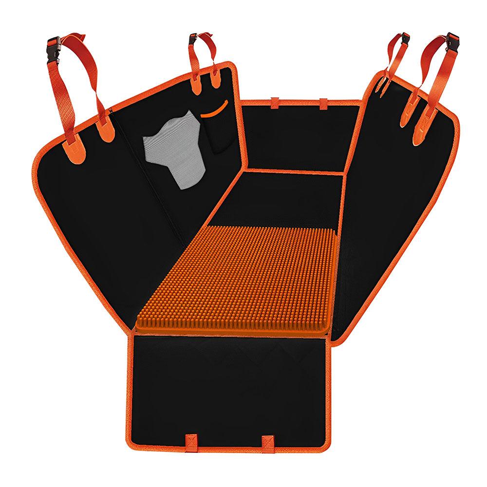 Dog Car Seat Cover with Snuffle MatPet Car Seat CoverBravo Pets