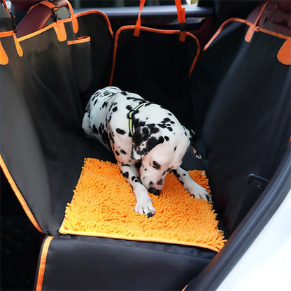 Dog Car Seat Cover with Snuffle MatPet Car Seat CoverBravo Pets
