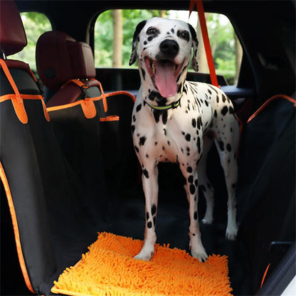 Dog Car Seat Cover with Snuffle MatPet Car Seat CoverBravo Pets