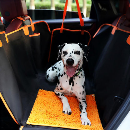 Dog Car Seat Cover with Snuffle MatPet Car Seat CoverBravo Pets