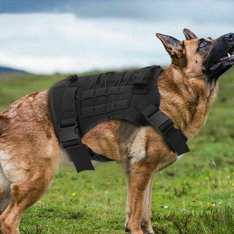 No Pull Adjustable Reflective Tactical Harness for Military Service DogsDog Tactical HarnessBravo Pets