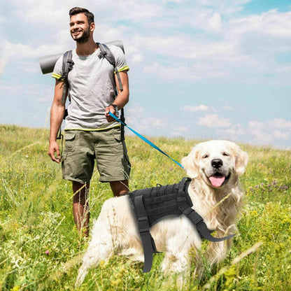 No Pull Adjustable Reflective Tactical Harness for Military Service DogsDog Tactical HarnessBravo Pets