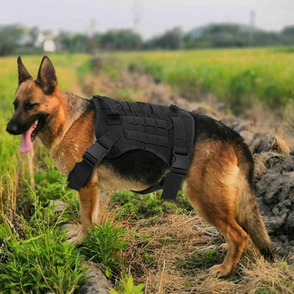 No Pull Adjustable Reflective Tactical Harness for Military Service DogsDog Tactical HarnessBravo Pets