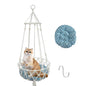 Macrame Cat Hammock - Handwoven Boho Cat Swing For Indoor/OutdoorCat HammockBravo Pets