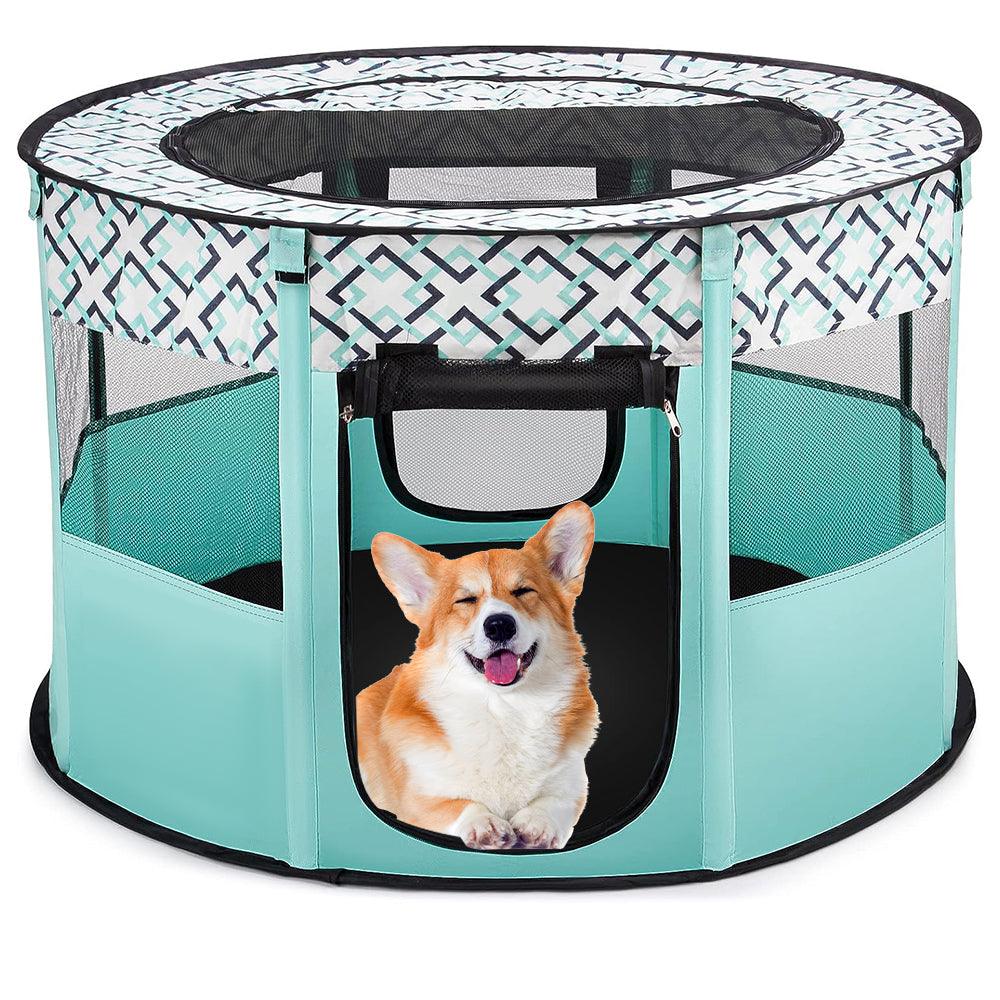 Portable Pet Playpen - Spacious Exercise Kennel TentPet EnclosureBravo Pets