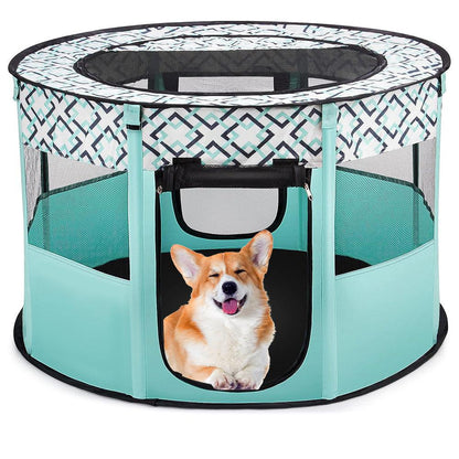 Portable Pet Playpen - Spacious Exercise Kennel TentPet EnclosureBravo Pets