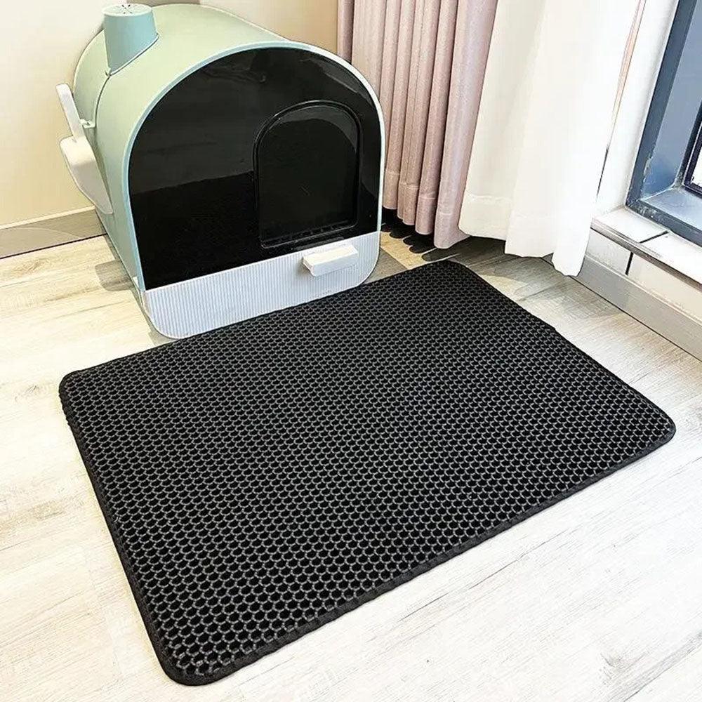 Double Layer Waterproof Cat Litter Mat Non - slip Washable Cat Sand MatCat Litter MatBravo Pets
