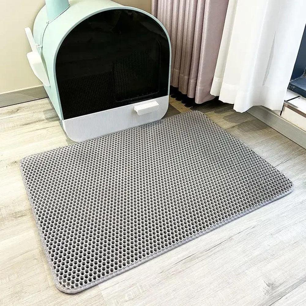 Double Layer Waterproof Cat Litter Mat Non - slip Washable Cat Sand MatCat Litter MatBravo Pets