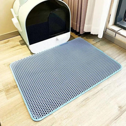 Double Layer Waterproof Cat Litter Mat Non - slip Washable Cat Sand MatCat Litter MatBravo Pets