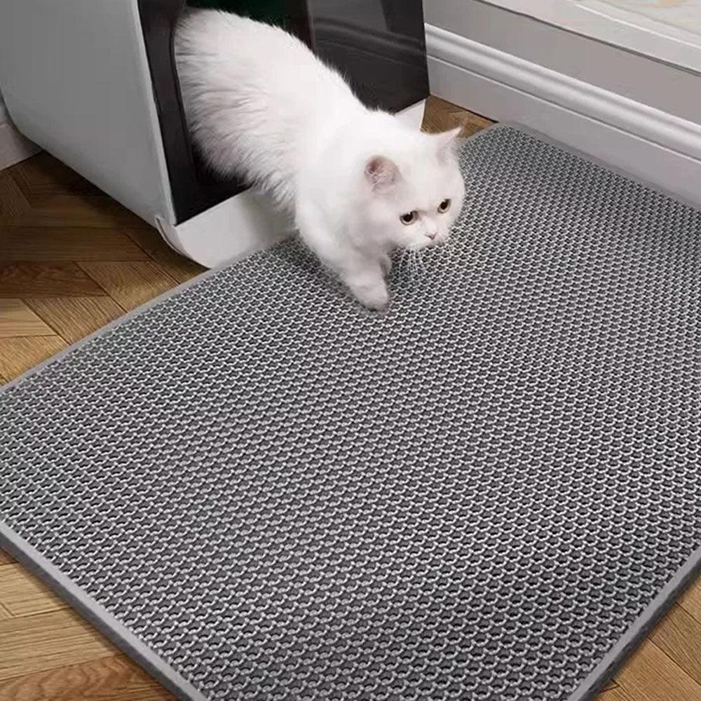 Double Layer Waterproof Cat Litter Mat Non - slip Washable Cat Sand MatCat Litter MatBravo Pets