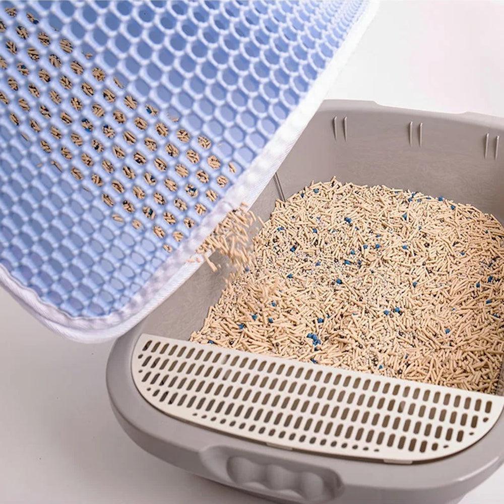 Double Layer Waterproof Cat Litter Mat Non - slip Washable Cat Sand MatCat Litter MatBravo Pets