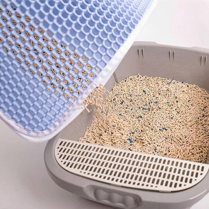 Double Layer Waterproof Cat Litter Mat Non - slip Washable Cat Sand MatCat Litter MatBravo Pets