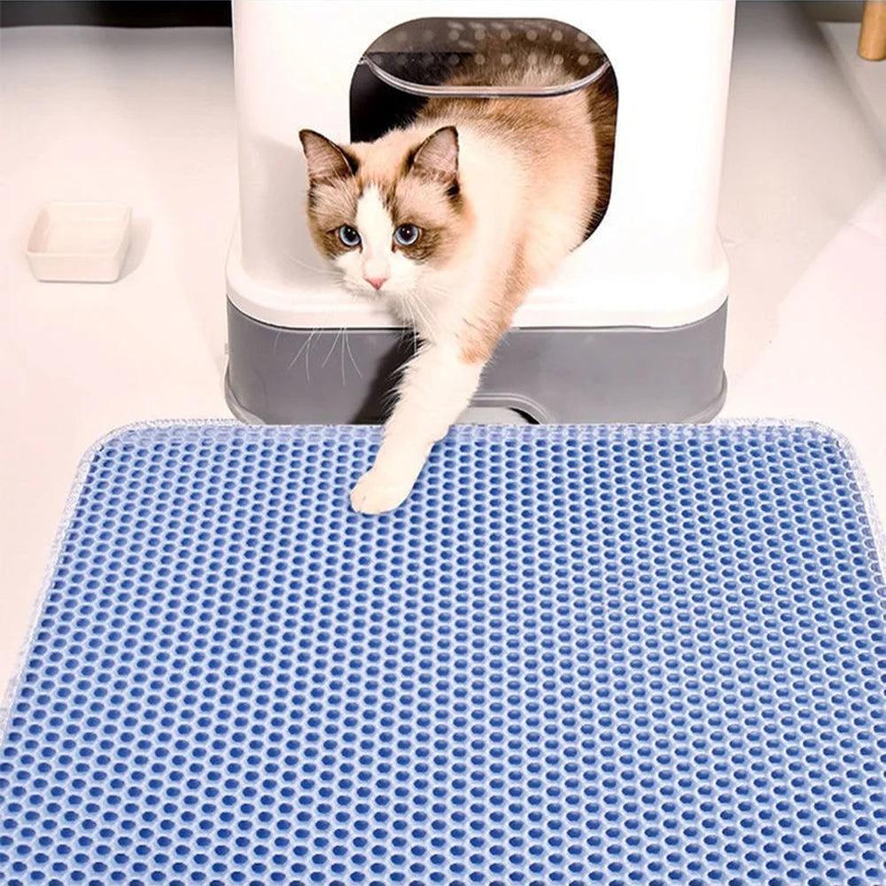 Double Layer Waterproof Cat Litter Mat Non - slip Washable Cat Sand MatCat Litter MatBravo Pets