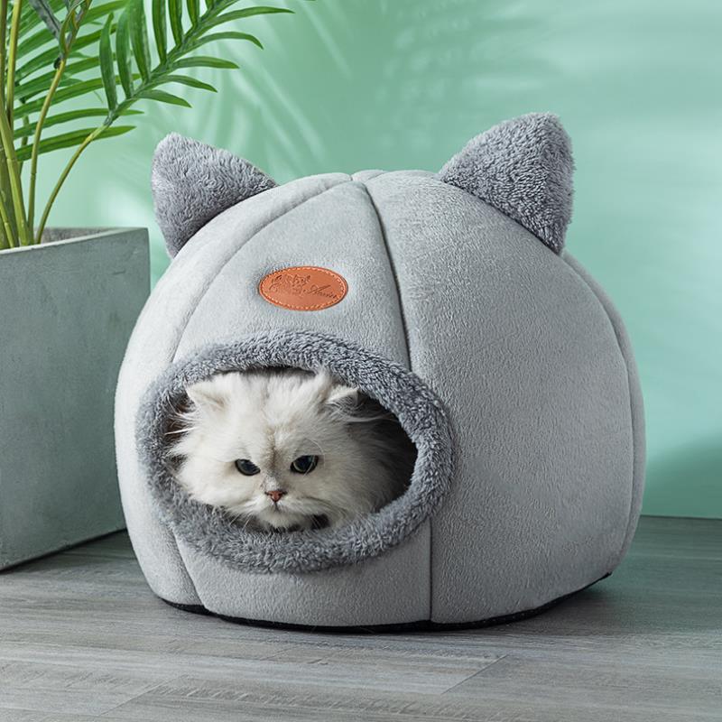 Deep Sleep Comfort In Winter Cat Cosy Cave NestCat BedBravo Pets