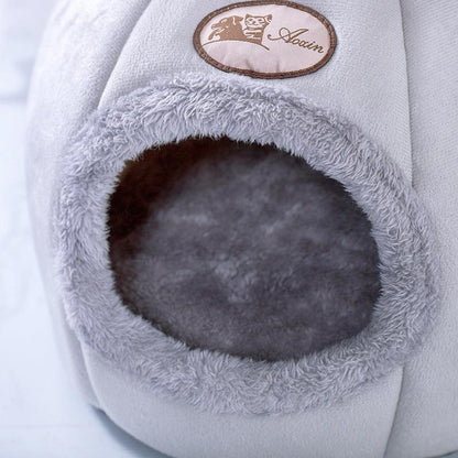 Deep Sleep Comfort In Winter Cat Cosy Cave NestCat BedBravo Pets