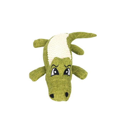 Interactive Plush Alligator Chew Toy for DogsDog ToyBravo Pets