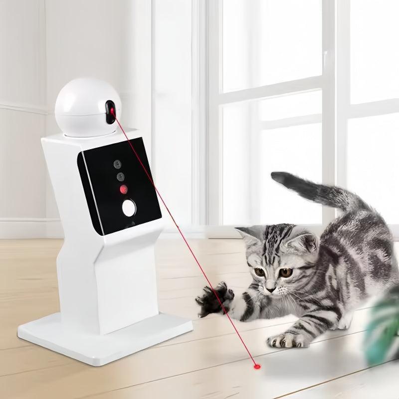 Interactive Cat Laser Toy Robot – Automatic 360° Rotating Laser for Cats & DogsCat ToyBravo Pets