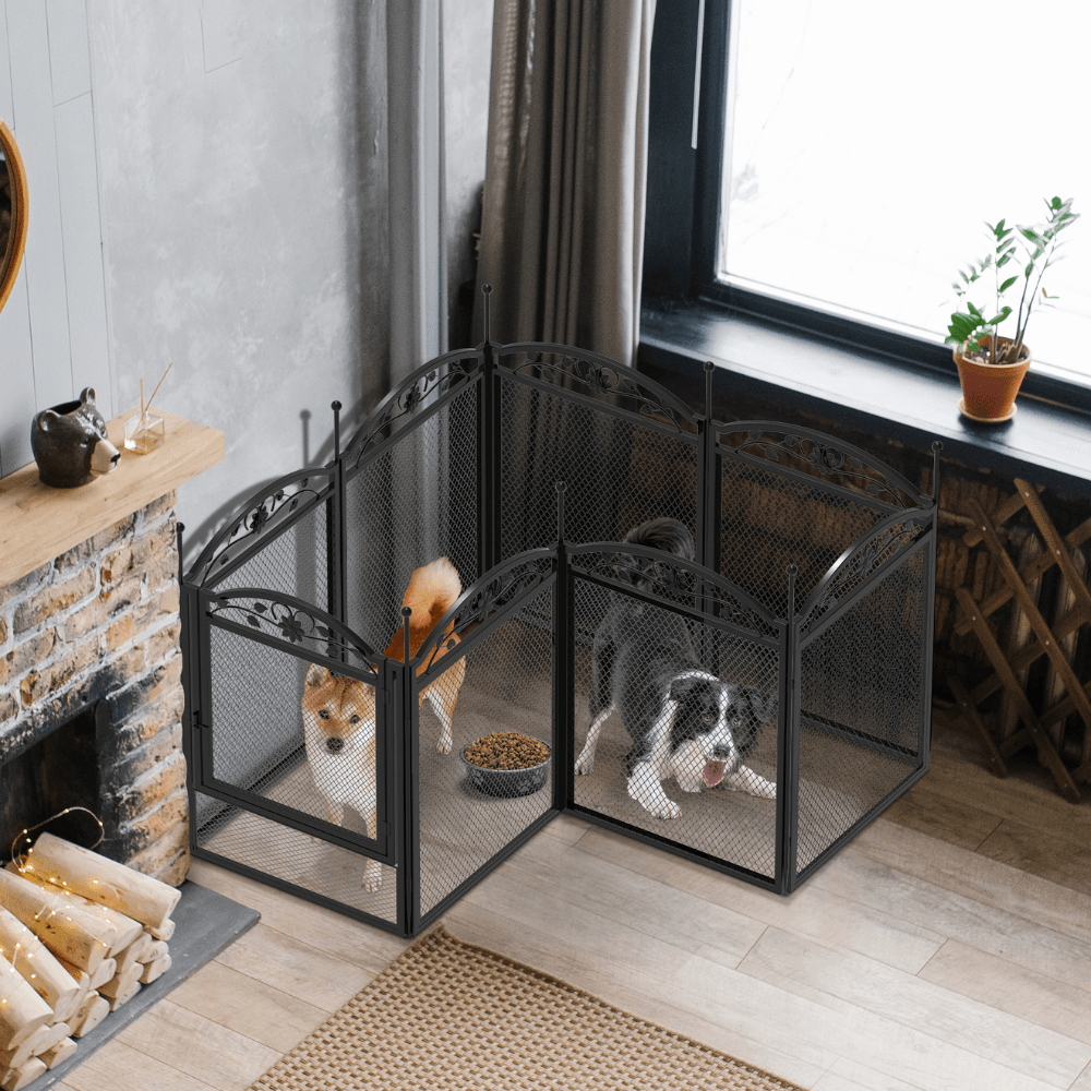 Detachable Dog Playpen Fence Puppy Kennel Cage with Waterproof Fertility PadPet EnclosureBravo Pets