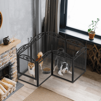 Detachable Dog Playpen Fence Puppy Kennel Cage with Waterproof Fertility PadPet EnclosureBravo Pets