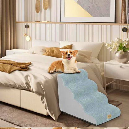 4 - Tier Foam Dog Steps Pet Stairs Ramp for Beds and CouchesPet StepsBravo Pets