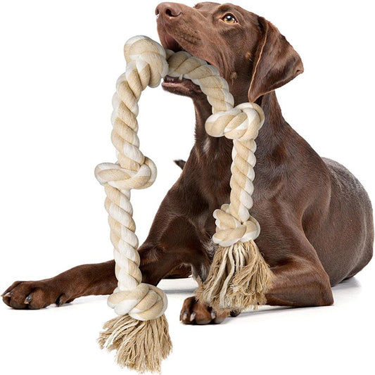 Dog Rope Toy for Dogs Who Love to Chew | Safe and Durable for Large and Medium DogsDog ToyBravo Pets