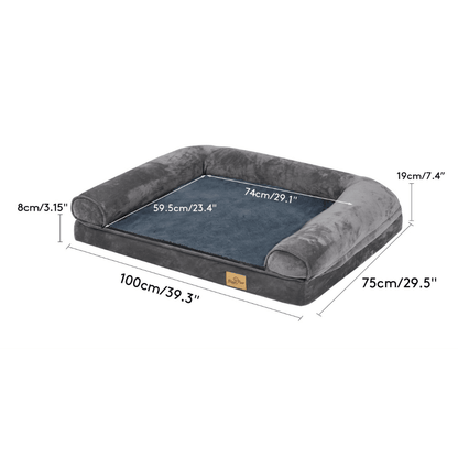 Extra Large Dog Bed with Waterproof Cover and BolsterDog BedBravo Pets