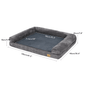 Extra Large Dog Bed with Waterproof Cover and BolsterDog BedBravo Pets