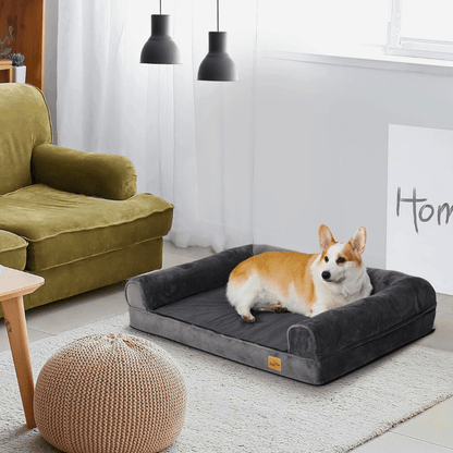 Extra Large Dog Bed with Waterproof Cover and BolsterDog BedBravo Pets