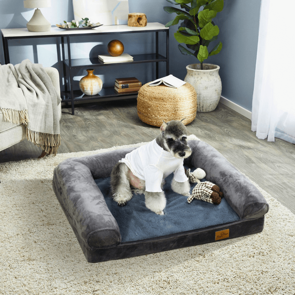 Extra Large Dog Bed with Waterproof Cover and BolsterDog BedBravo Pets