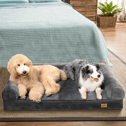 Extra Large Dog Bed with Waterproof Cover and BolsterDog BedBravo Pets