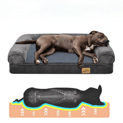 Extra Large Dog Bed with Waterproof Cover and BolsterDog BedBravo Pets