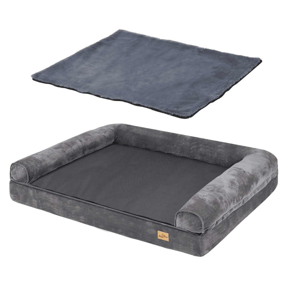 Extra Large Dog Bed with Waterproof Cover and BolsterDog BedBravo Pets