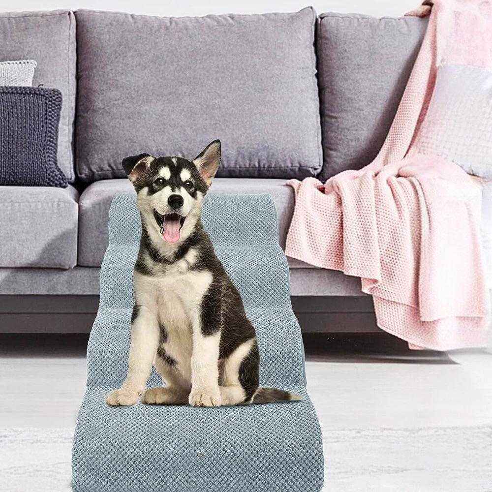 4 - Tier Foam Dog Steps Pet Stairs Ramp for Beds and CouchesPet StepsBravo Pets