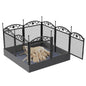 Detachable Dog Playpen Fence Puppy Kennel Cage with Waterproof Fertility PadPet EnclosureBravo Pets