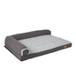 L - shape Pet Calming Bed Chaise Sofa Kennel Mat with Removable Plush CoverDog BedBravo Pets