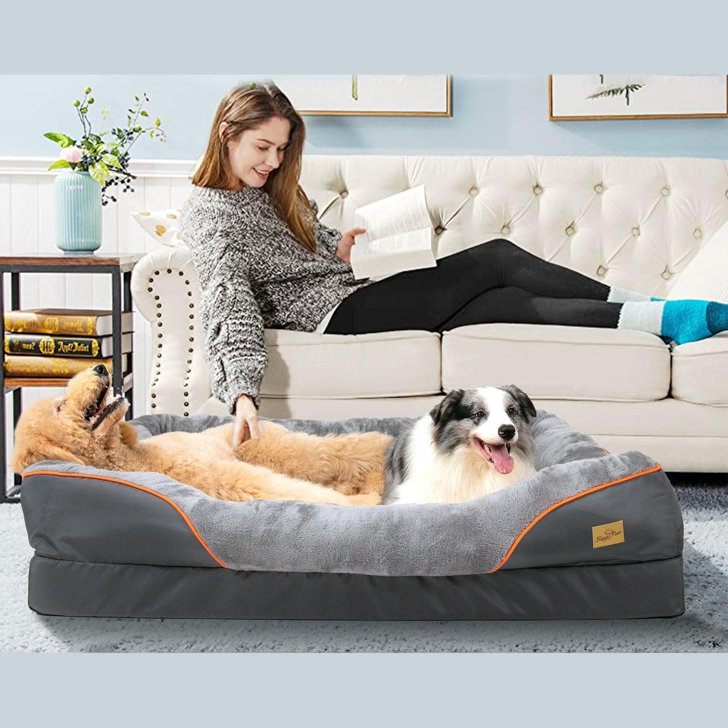 Orthopedic Dog Bed Elevated Cushion Warm Waterproof MattressDog BedBravo Pets
