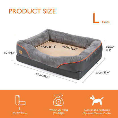 Orthopedic Dog Bed Elevated Cushion Warm Waterproof MattressDog BedBravo Pets