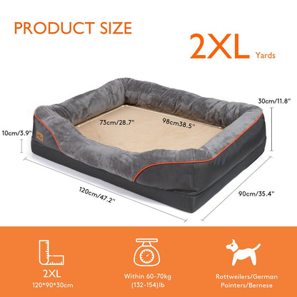 Orthopedic Dog Bed Elevated Cushion Warm Waterproof MattressDog BedBravo Pets