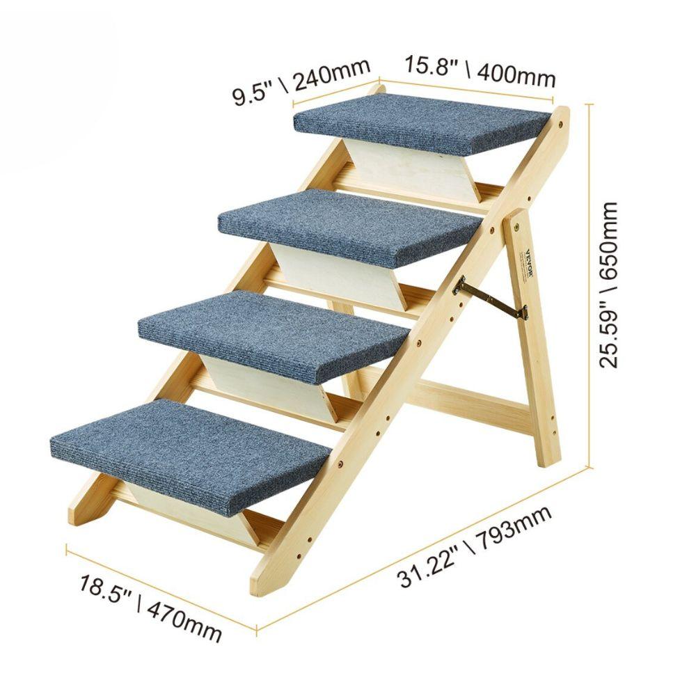 2 in 1 Foldable Pet Steps Ramp for Small to Large DogsPet StepsBravo Pets