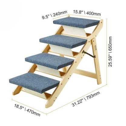 2 in 1 Foldable Pet Steps Ramp for Small to Large DogsPet StepsBravo Pets