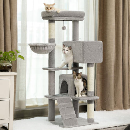 Large Cat Tree Double Condos Tower Sisal Scratching PostsCat TowerBravo Pets
