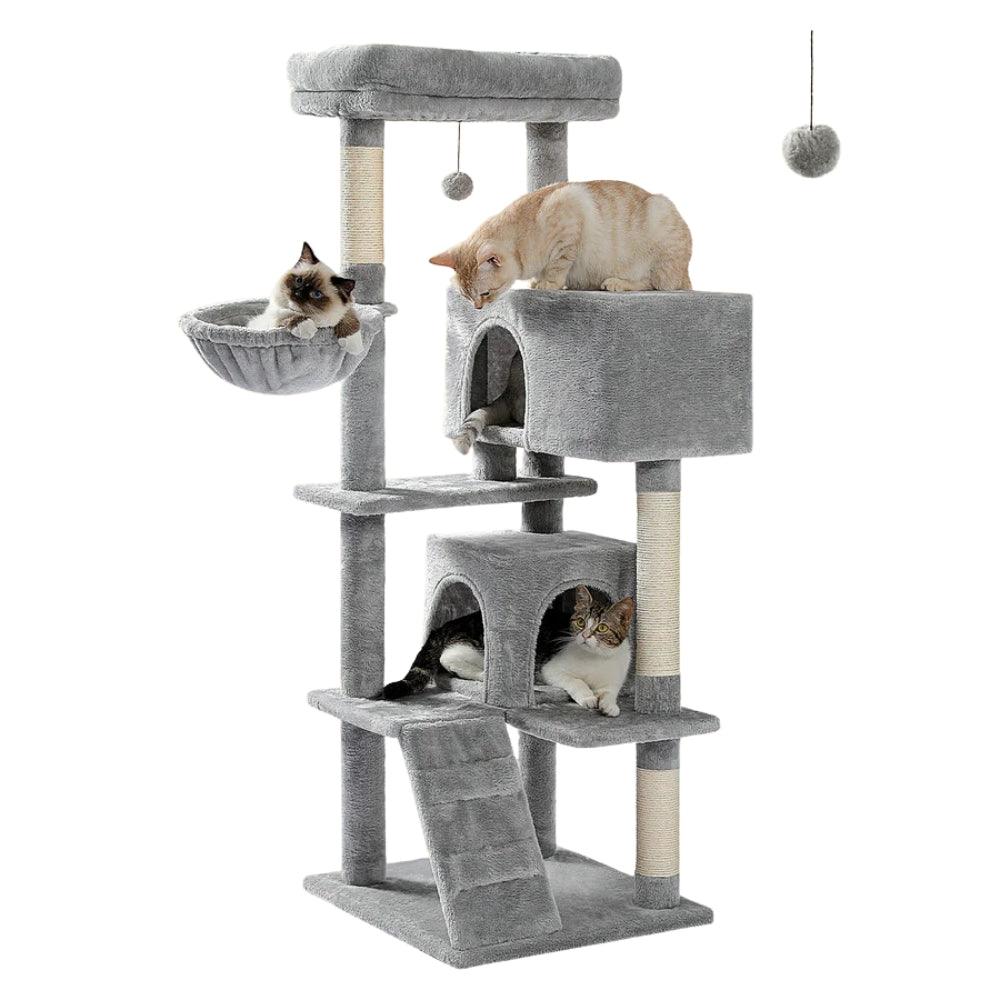 Large Cat Tree Double Condos Tower Sisal Scratching PostsCat TowerBravo Pets