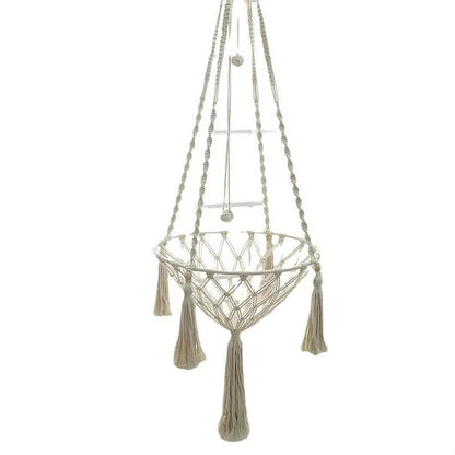 Hand Woven Cotton Cat Hammock Luxurious Hanging Basket for Indoor CatsCat HammockBravo Pets