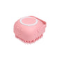 Dog Bathing Brush Pet Massage Brush Shampoo Dispenser Soft Silicone BrushDog GroomingBravo Pets