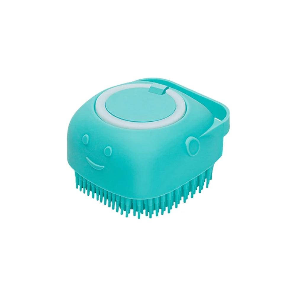 Dog Bathing Brush Pet Massage Brush Shampoo Dispenser Soft Silicone BrushDog GroomingBravo Pets