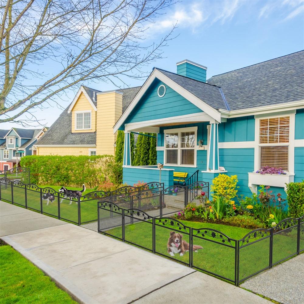 Dog Fence Animal Pet Playpen Barrier Garden Fence for Outdoor GardenPet FenceBravo Pets